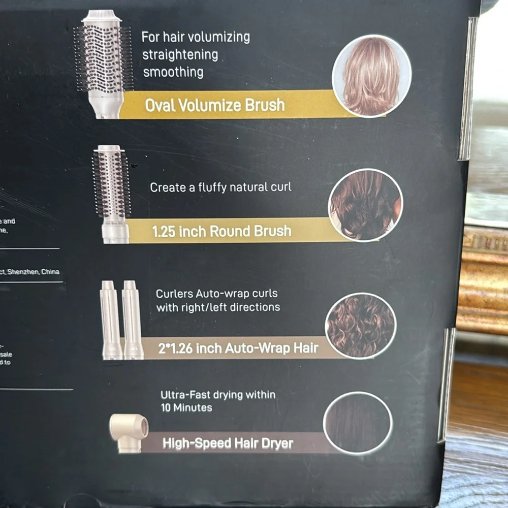 Mescomb High-Speed Air Styling & Drying System-Fast dry & curl volumize & smooth